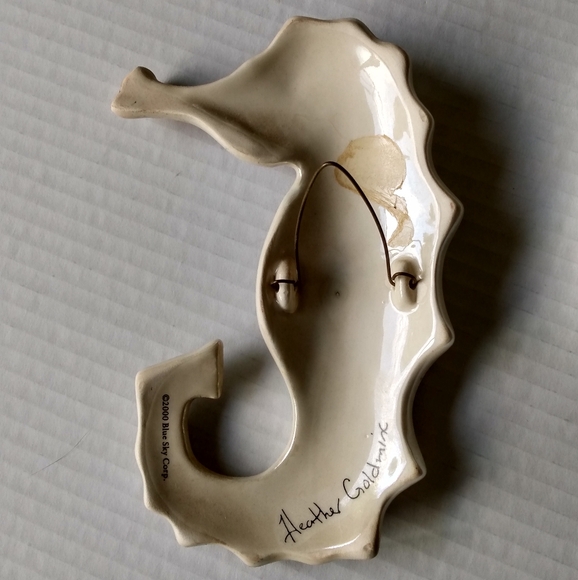 Blue Sky Sea Horse 7 Inches Tall - Picture 2 of 3